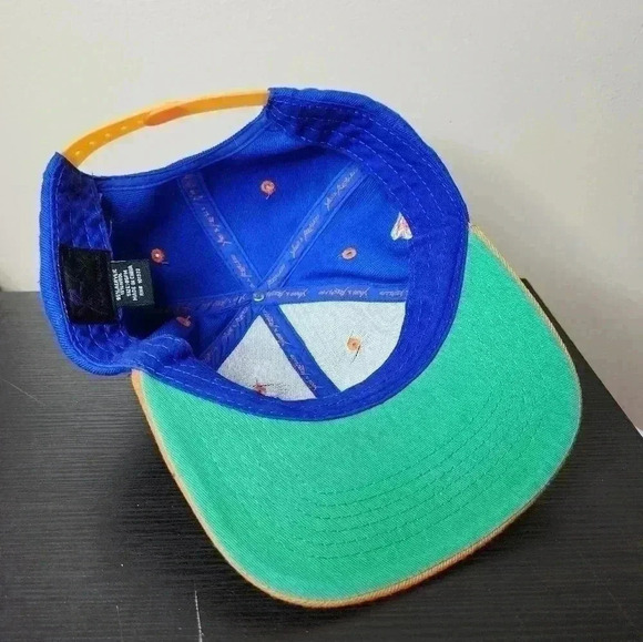 Y&R Young & Reckless Drama Dyrdek Snap-Back Blue/Orange Hat Logo Wool OSFM - Picture 5 of 6